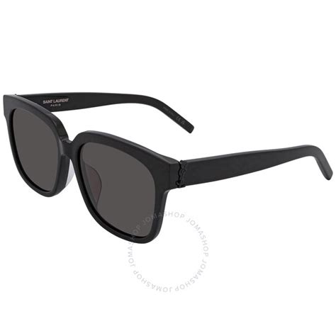 Saint Laurent Black Square Ladies Sunglasses SL M40/F 001 55.